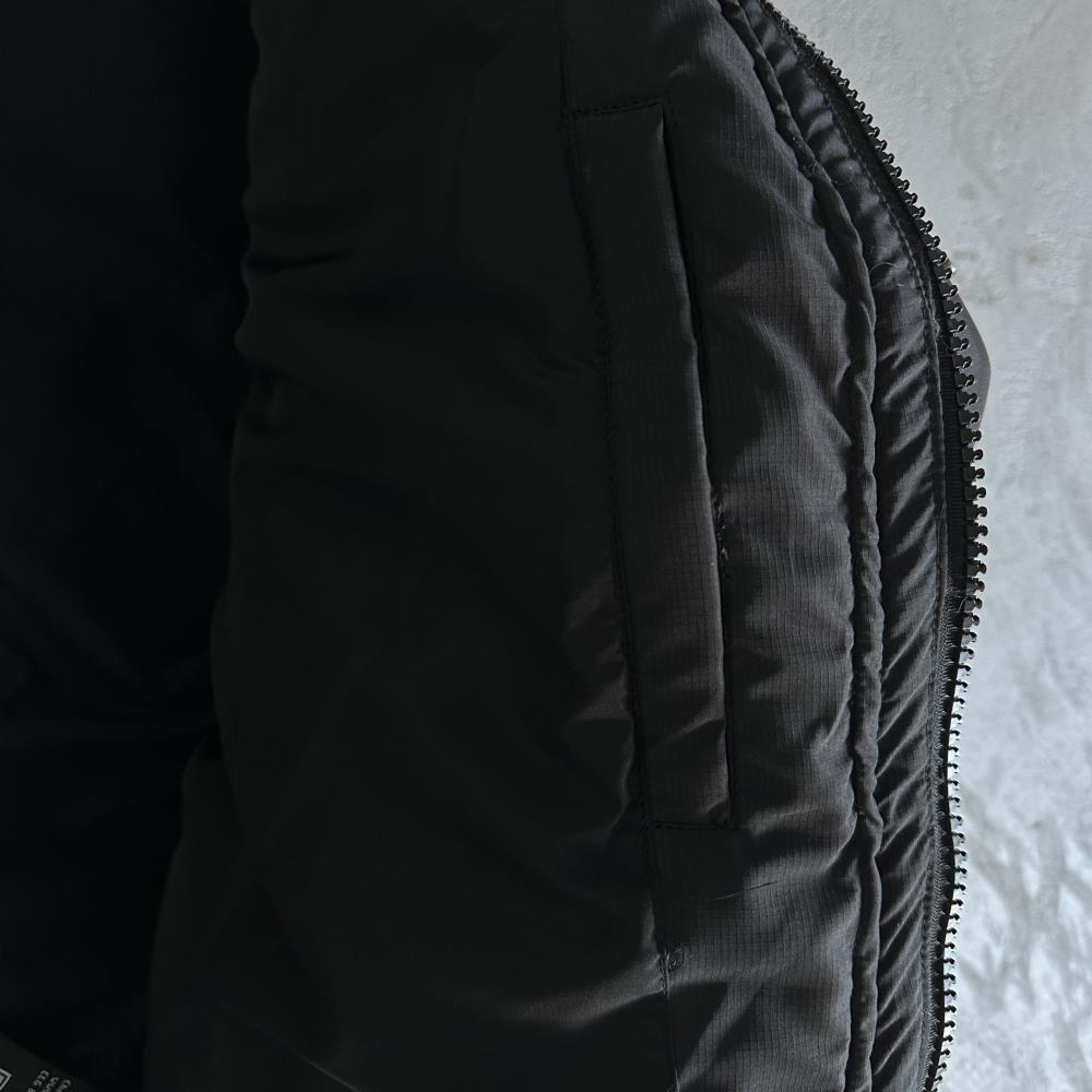 decoded 2022 hooded puffer-blackred