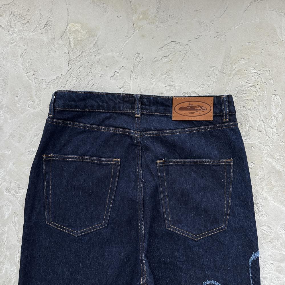 TYPE I FRAYED DENIM PANTS