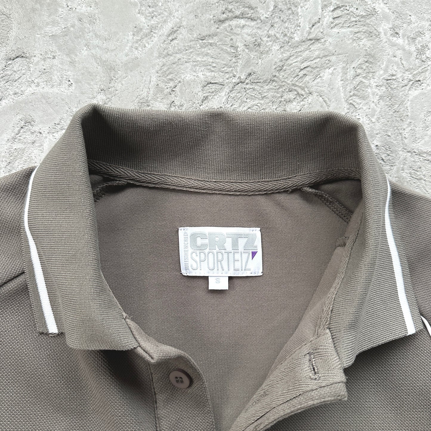 island pique polo set -grey
