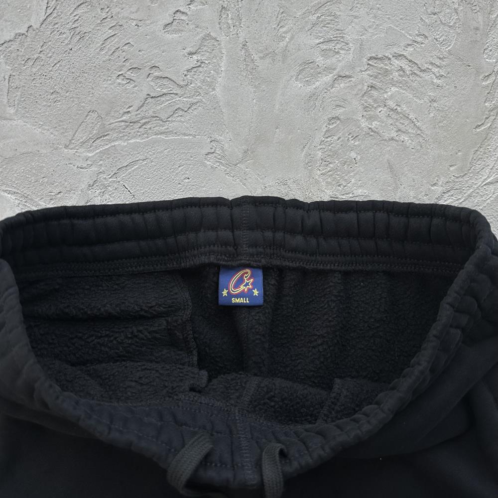 college arch open hem set-black