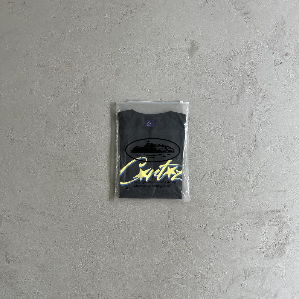 GRADIENT CARNI TEE-yellow blue