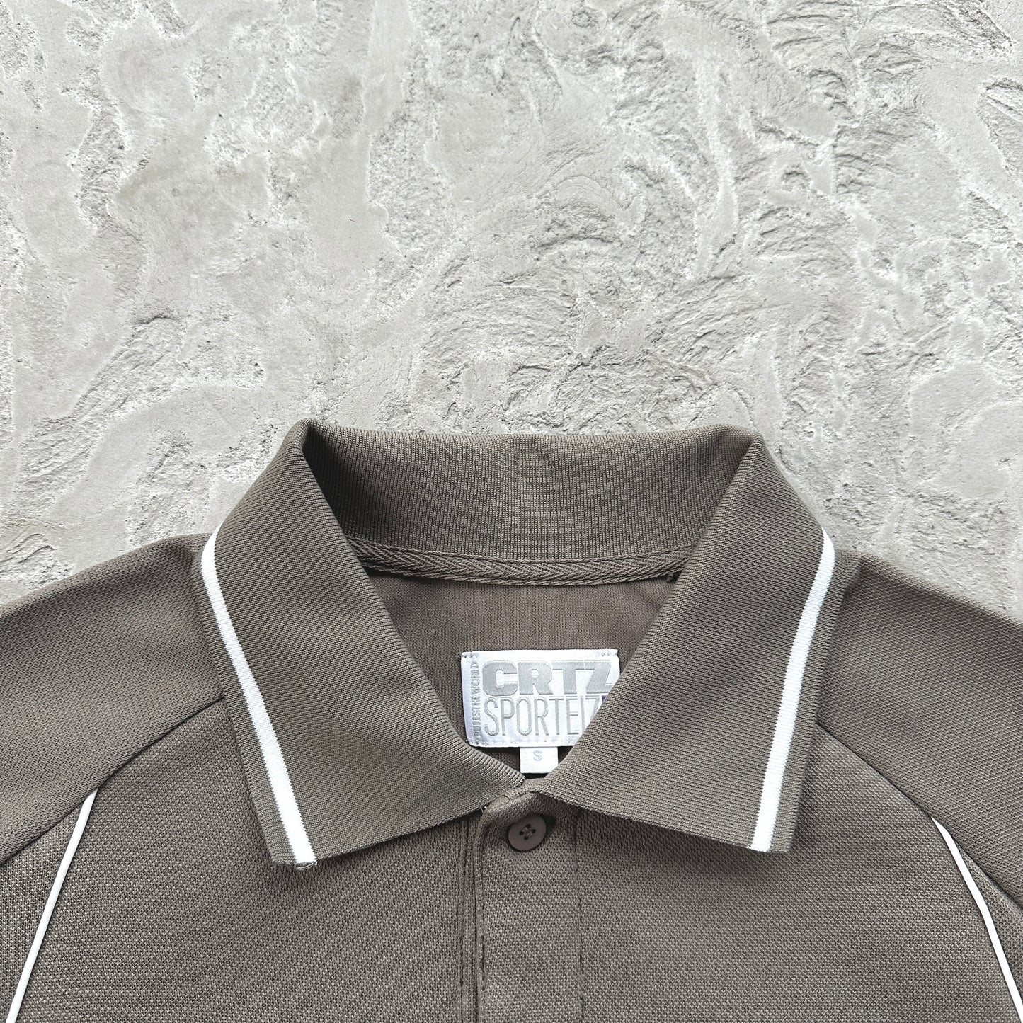 island pique polo set -grey