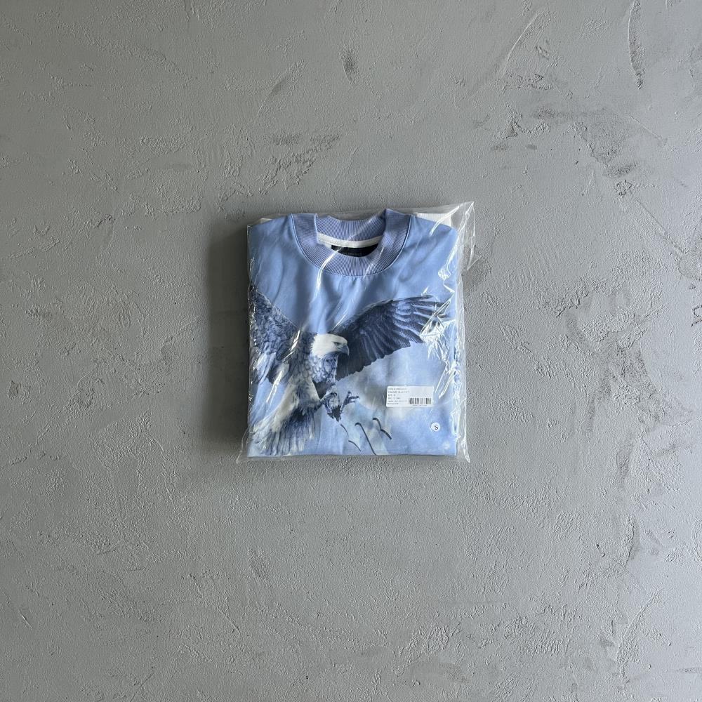 eagle crewneck-blue white