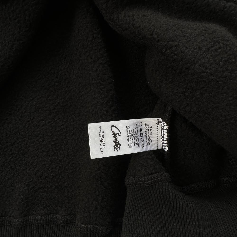 college arch open hem set-black