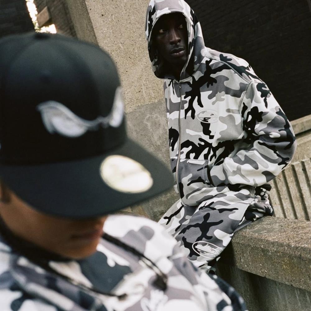 ISLAND PUFF PRINT ZIP SET-ARCTIC CAMO