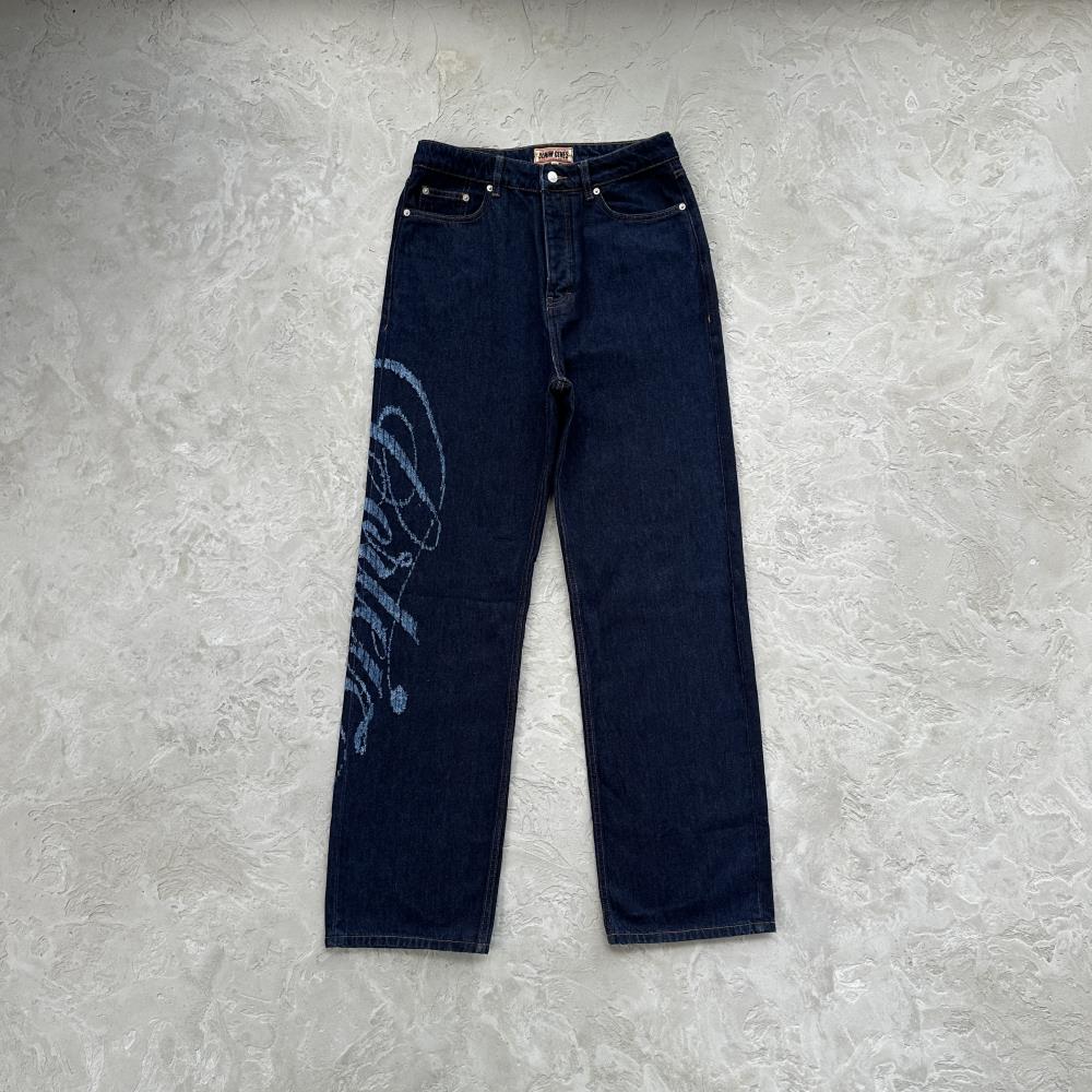 TYPE I FRAYED DENIM PANTS