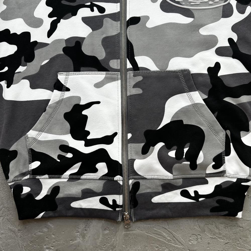 ISLAND PUFF PRINT ZIP SET-ARCTIC CAMO