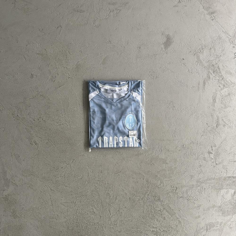 football t shirts-greysea blue