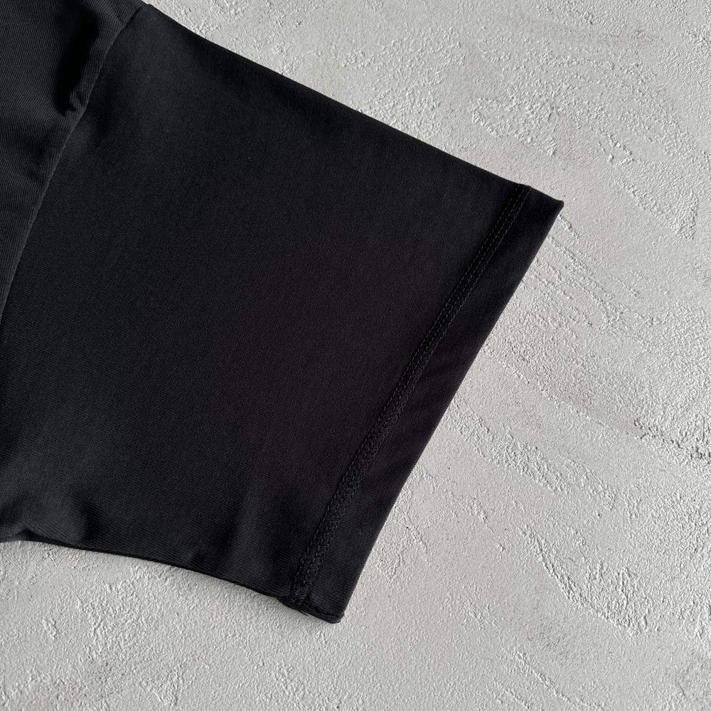 hyperdrive embroidered tee-blackturquoise