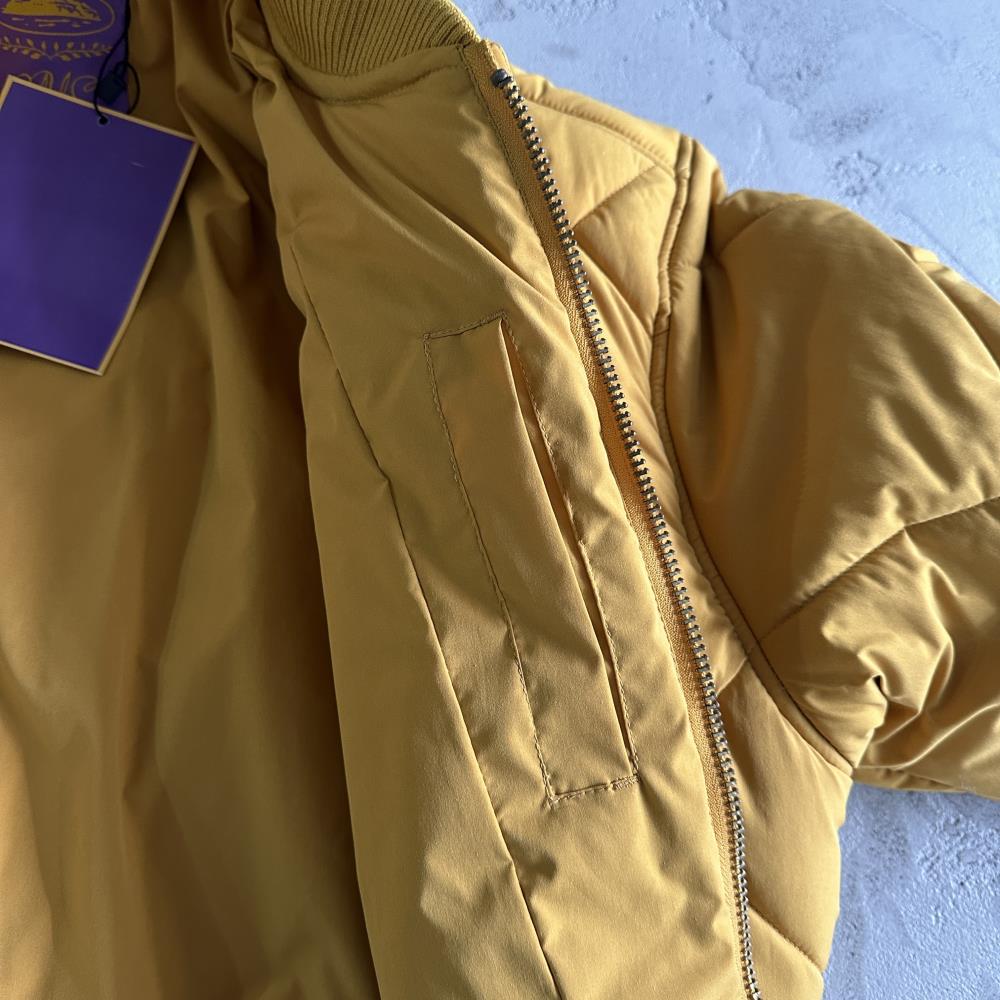 olde english bomber jacket-yellow