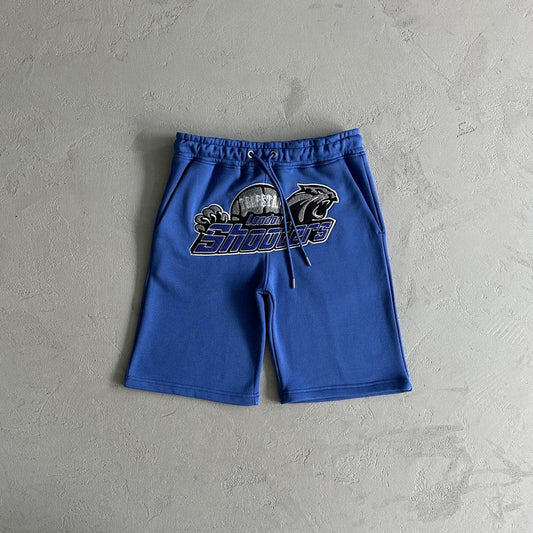 shooters chenille shorts-blue dazzling blue