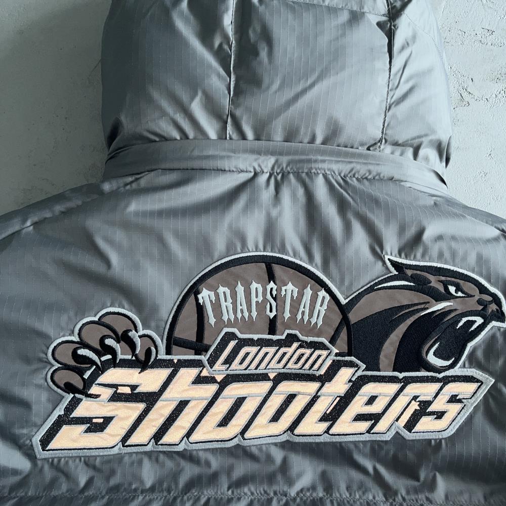 shooters detachable hooded puffer-grey