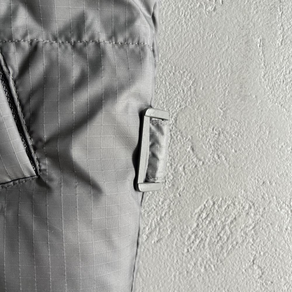 shooters detachable hooded puffer-grey