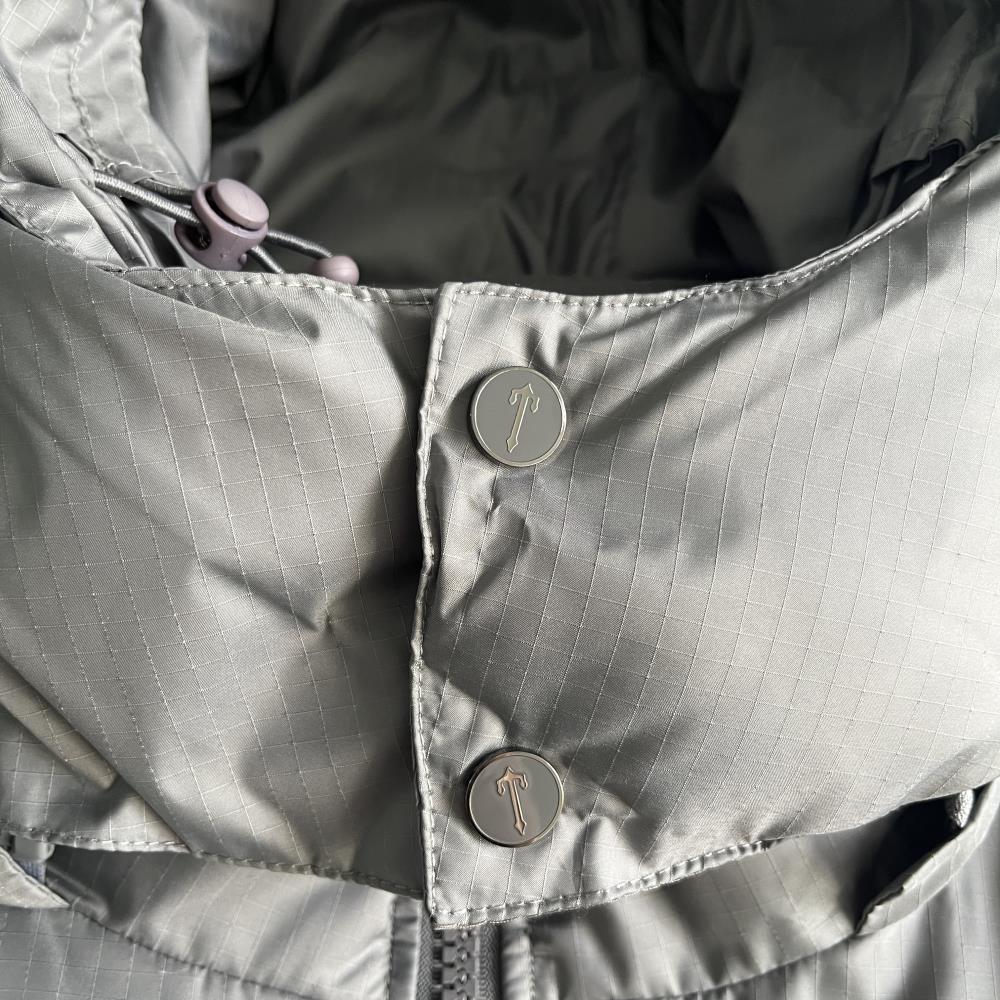 shooters detachable hooded puffer-grey