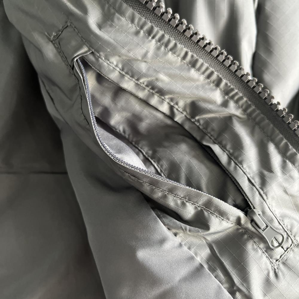 shooters detachable hooded puffer-grey