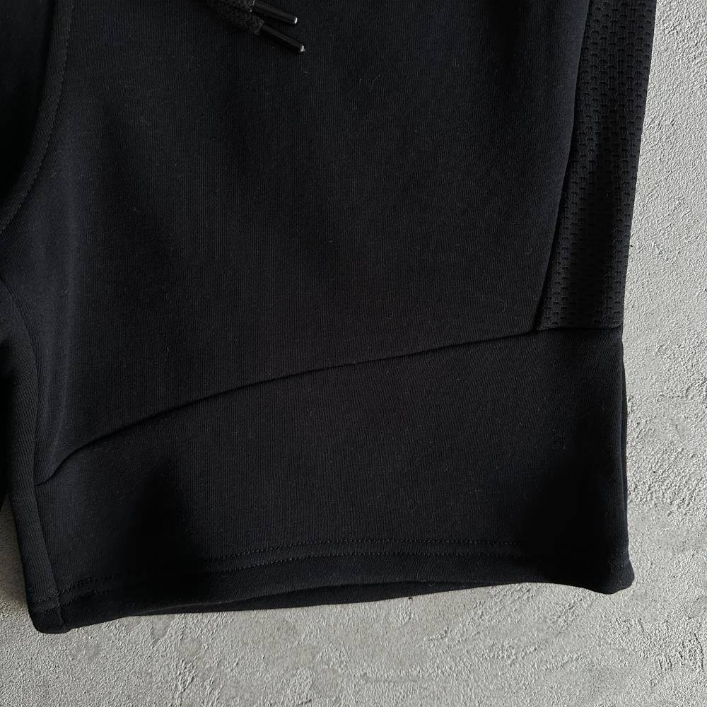 shooters short set-black