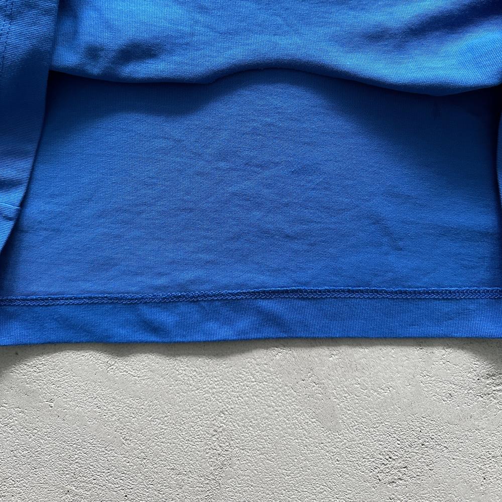 sy logo tee cobaltyellow blue