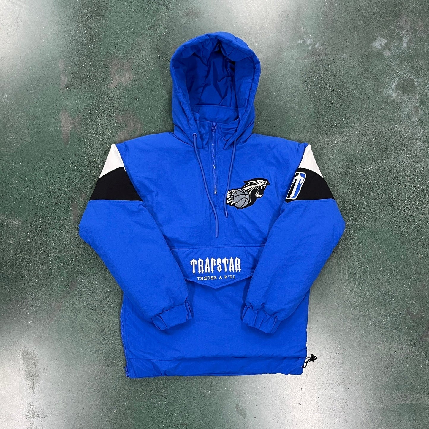 14 Zip Pullover Jacket - Blue