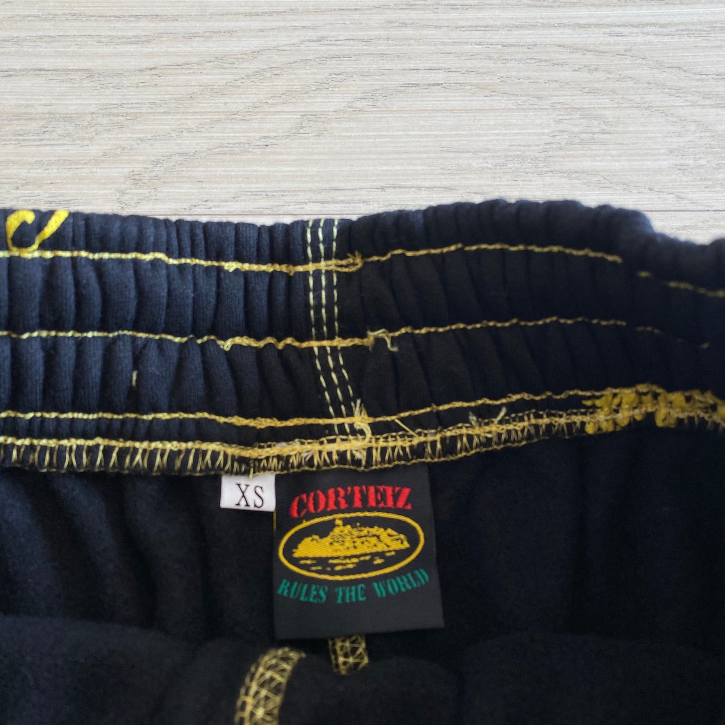 corteiz black joggers