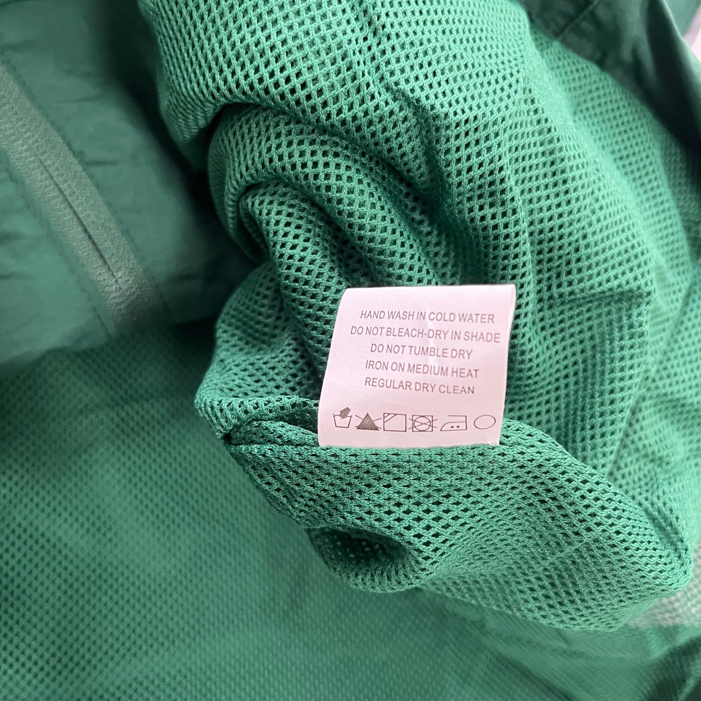 White and Green Jacket