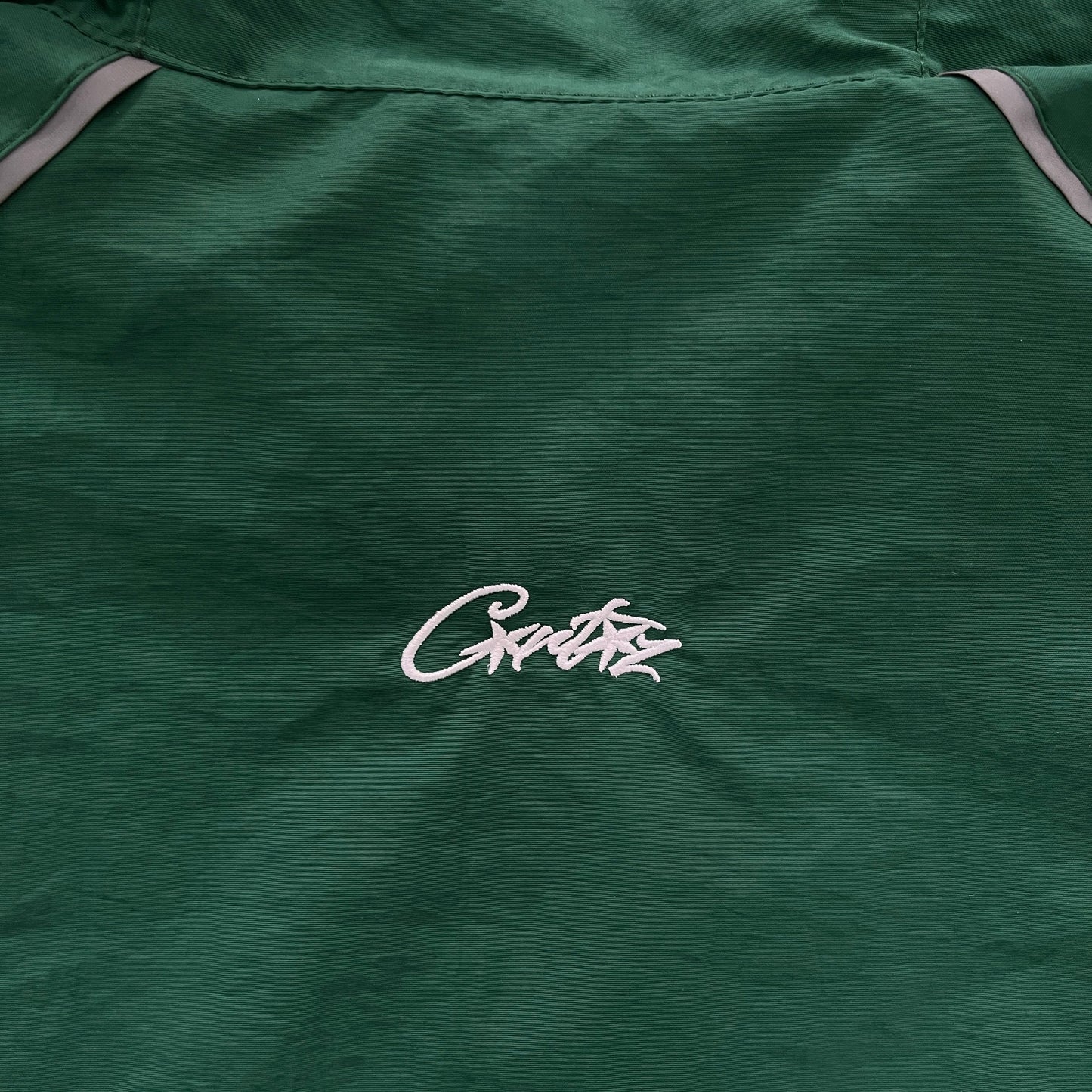 White and Green Jacket