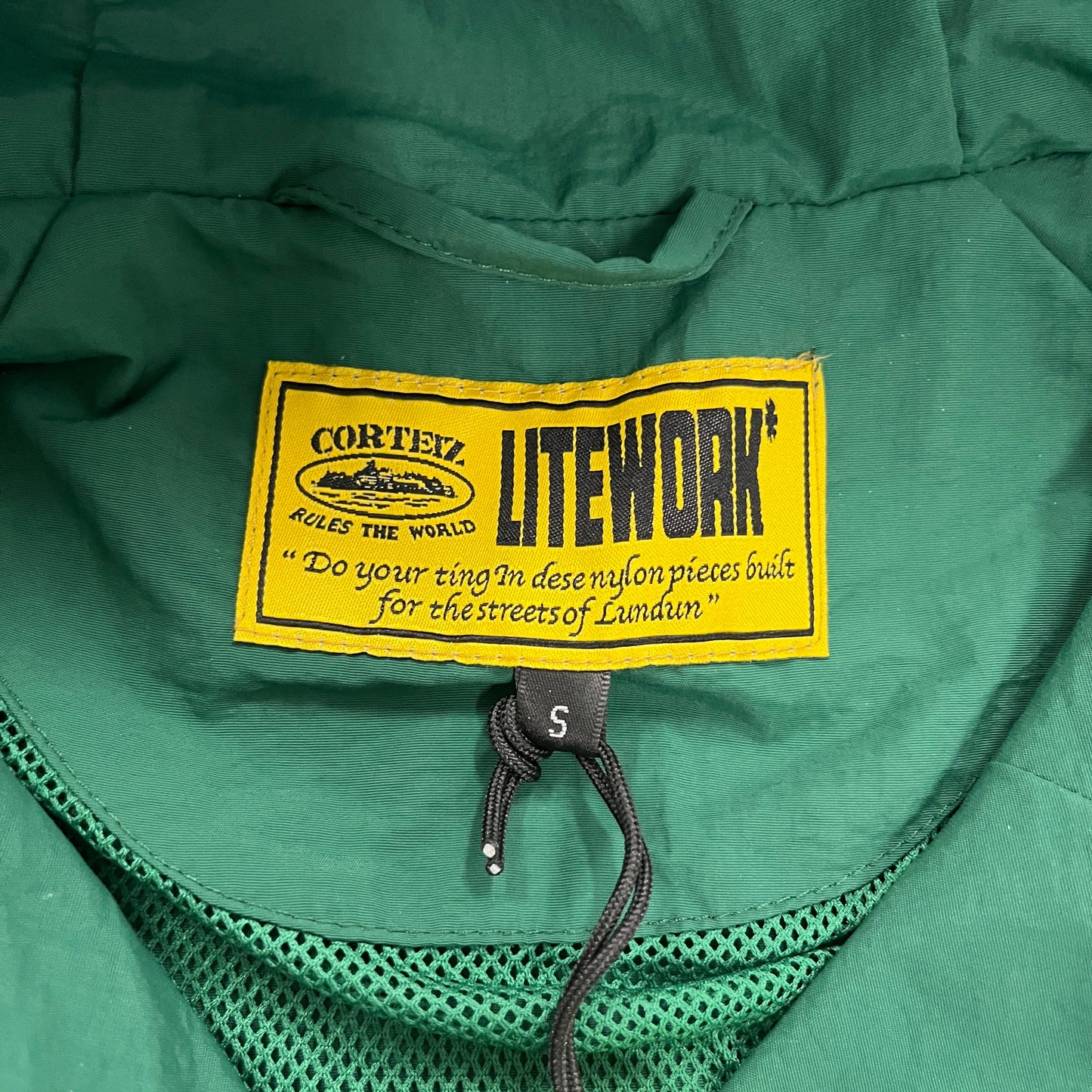 White and Green Jacket