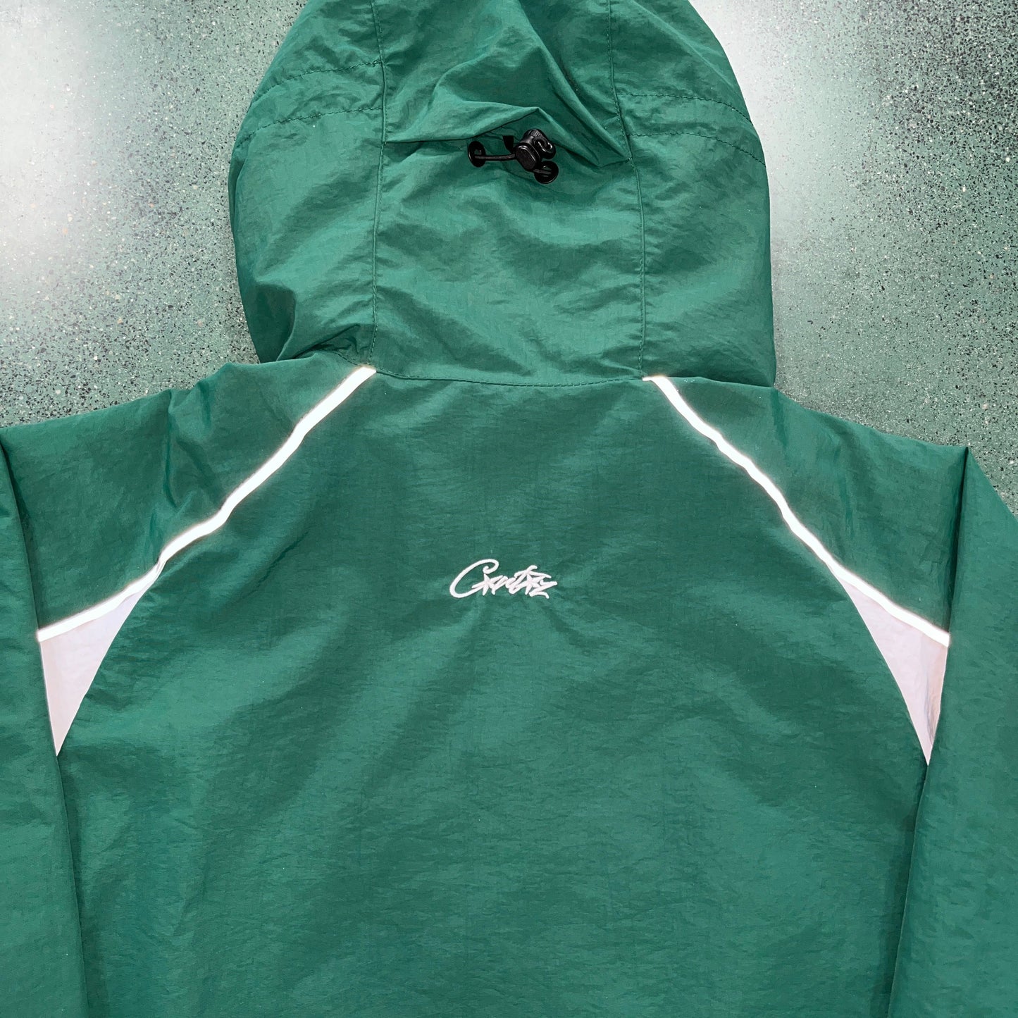 White and Green Jacket