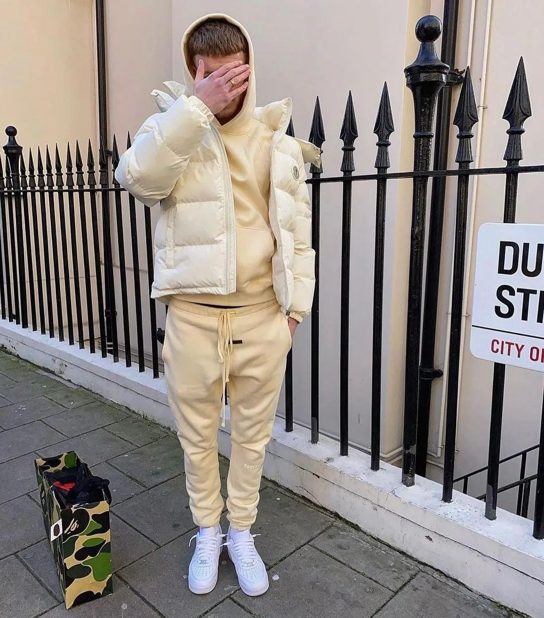 PUFFER JACKET-cream