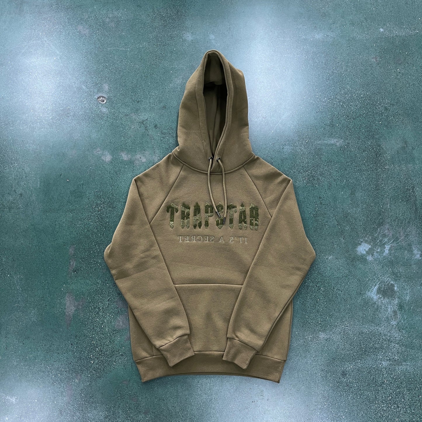 Decoding Chenille Sportswear - Army Green Embroidery