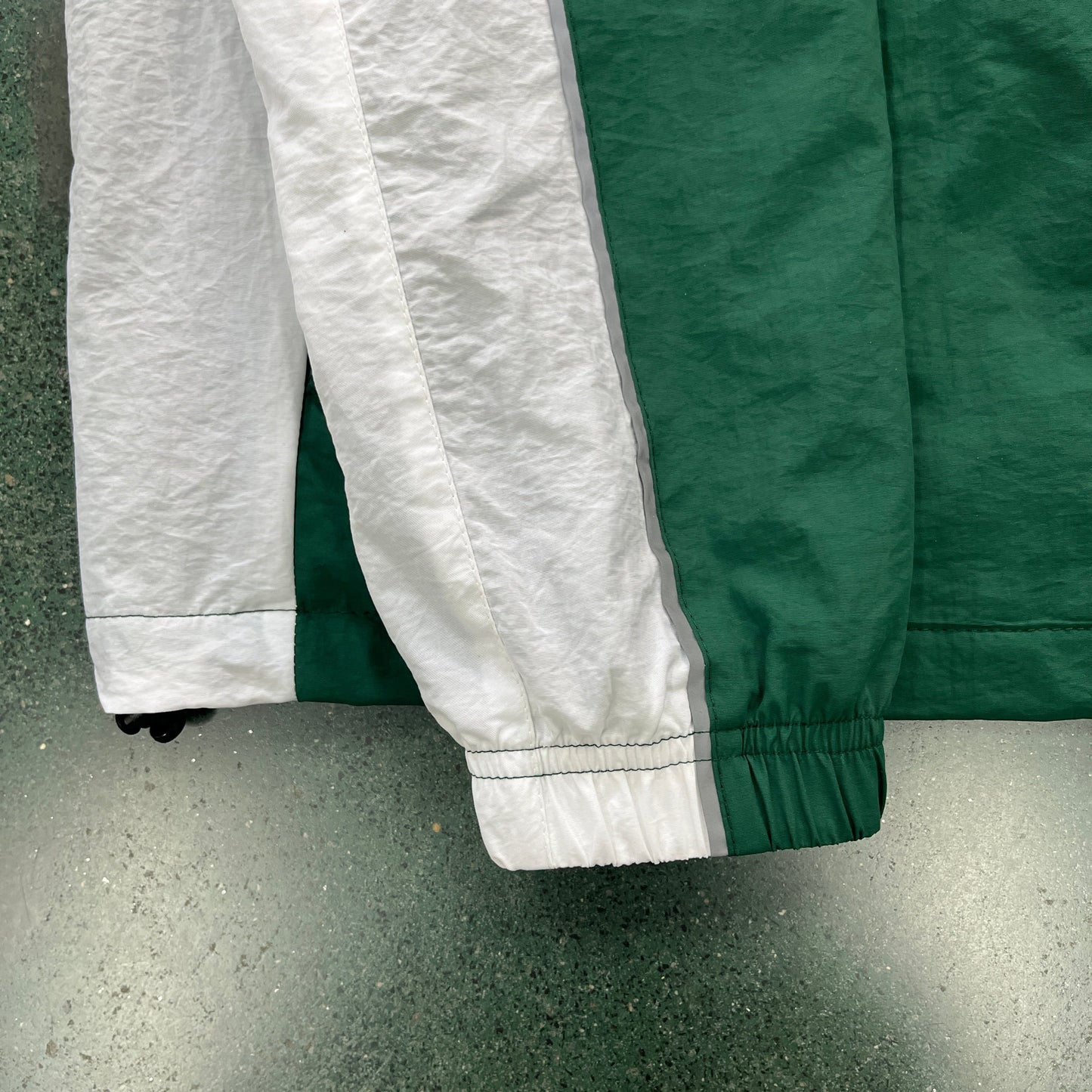 White and Green Jacket