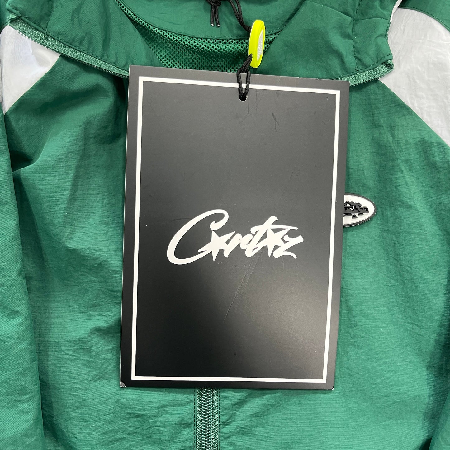 White and Green Jacket