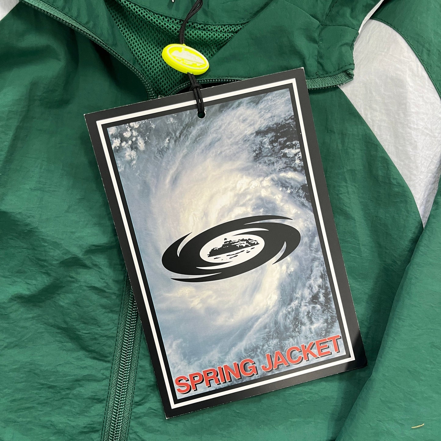 White and Green Jacket