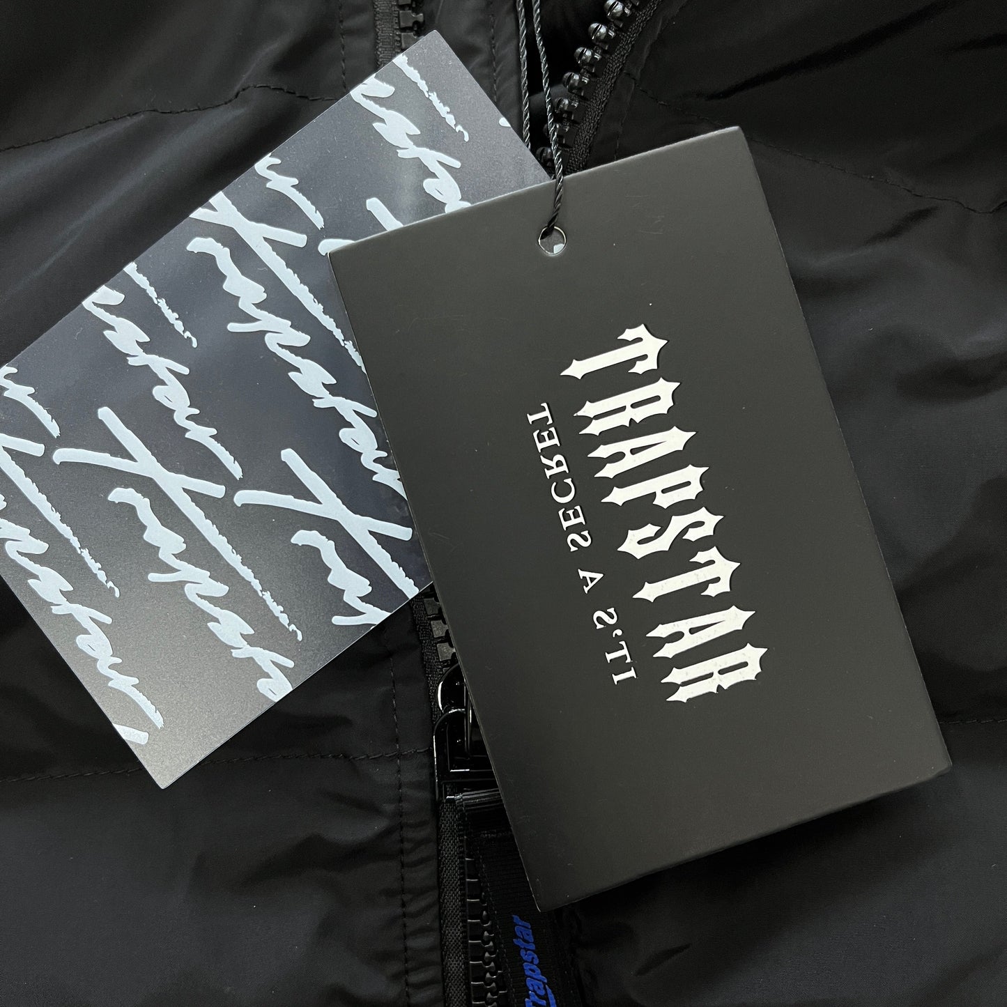 HYPERDRIVE PUFFER JACKET-blue black
