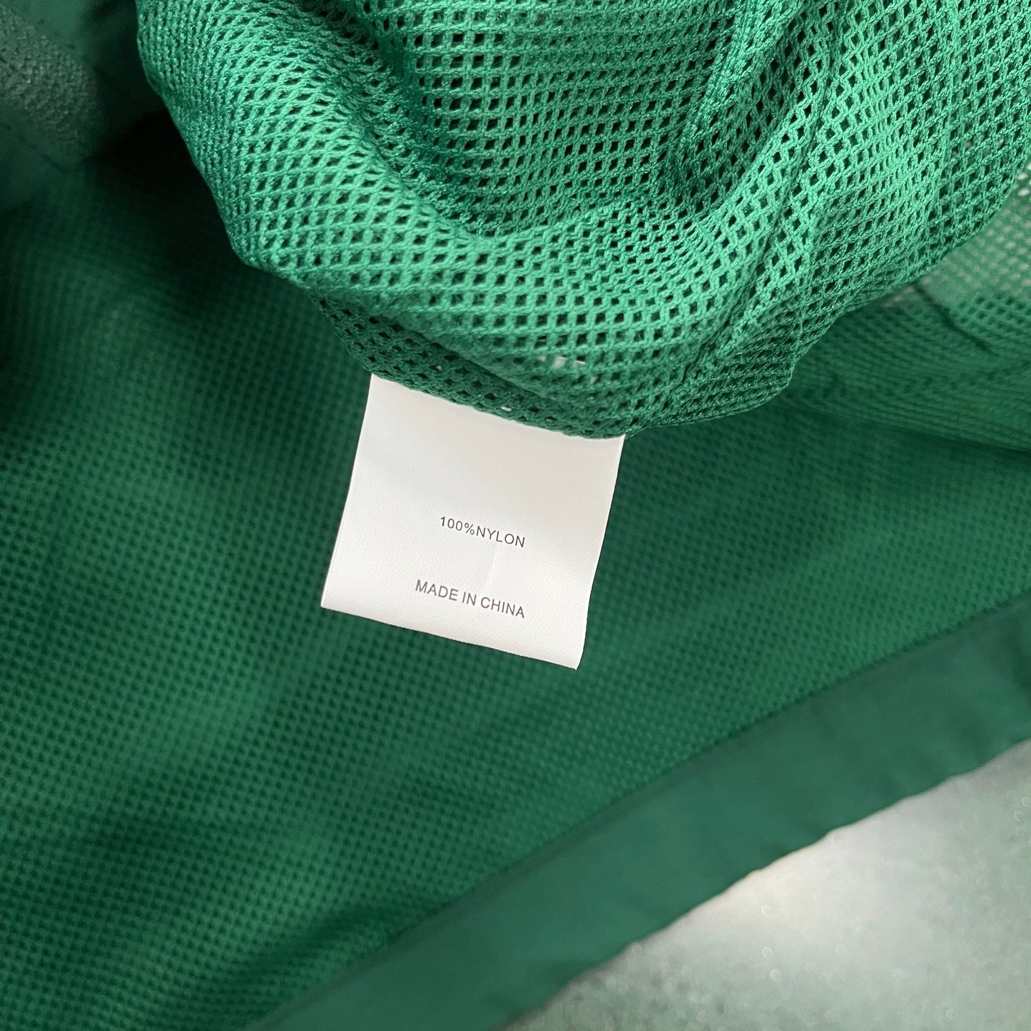 White and Green Jacket
