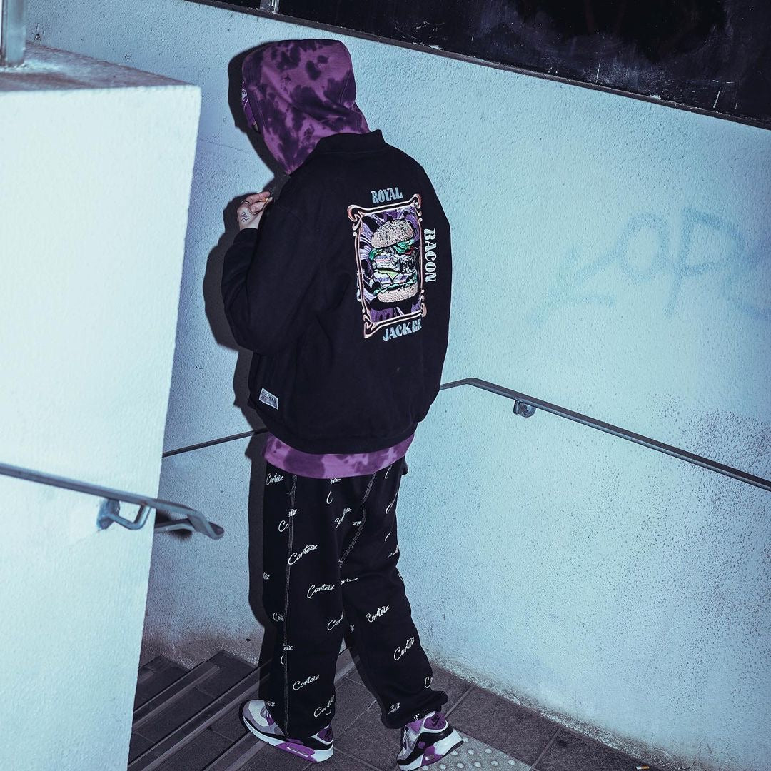corteiz black joggers