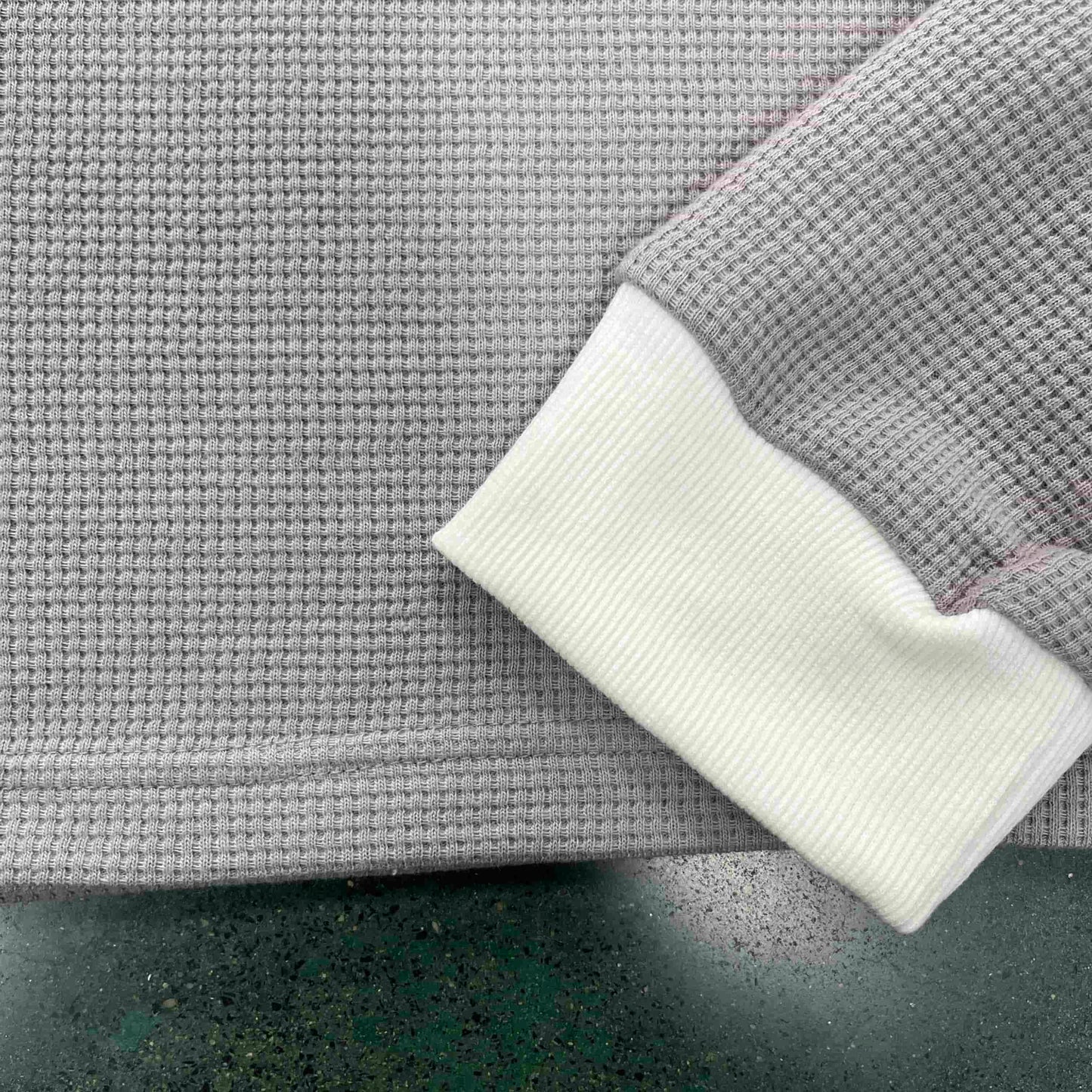 ALCATRAZ WAFFLE LONGSLEVE-Grey