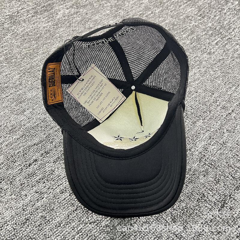 embroidery trucker cap