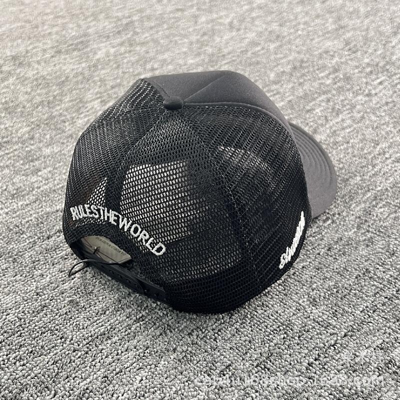 embroidery trucker cap