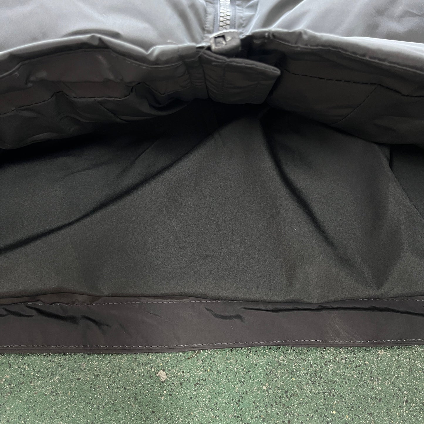 DETACHABLE HOODED PUFFER JACKET-stone