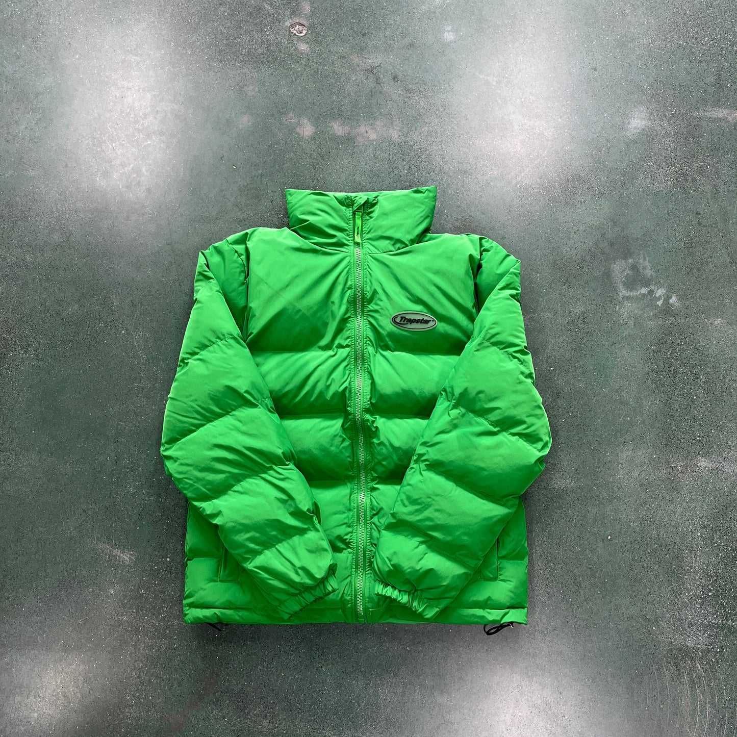 HYPERDRIVE PUFFER JACKET - GREENBLACK GREEN