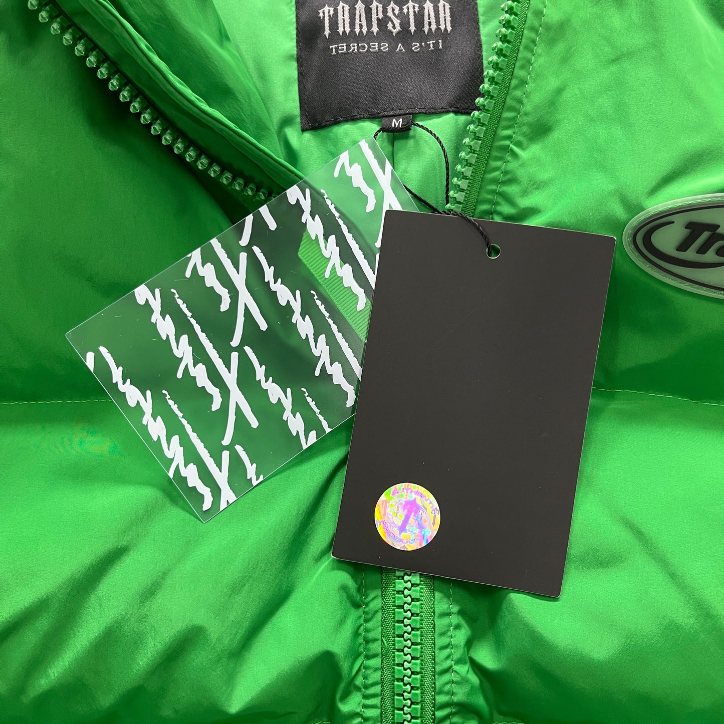 HYPERDRIVE PUFFER JACKET - GREENBLACK GREEN