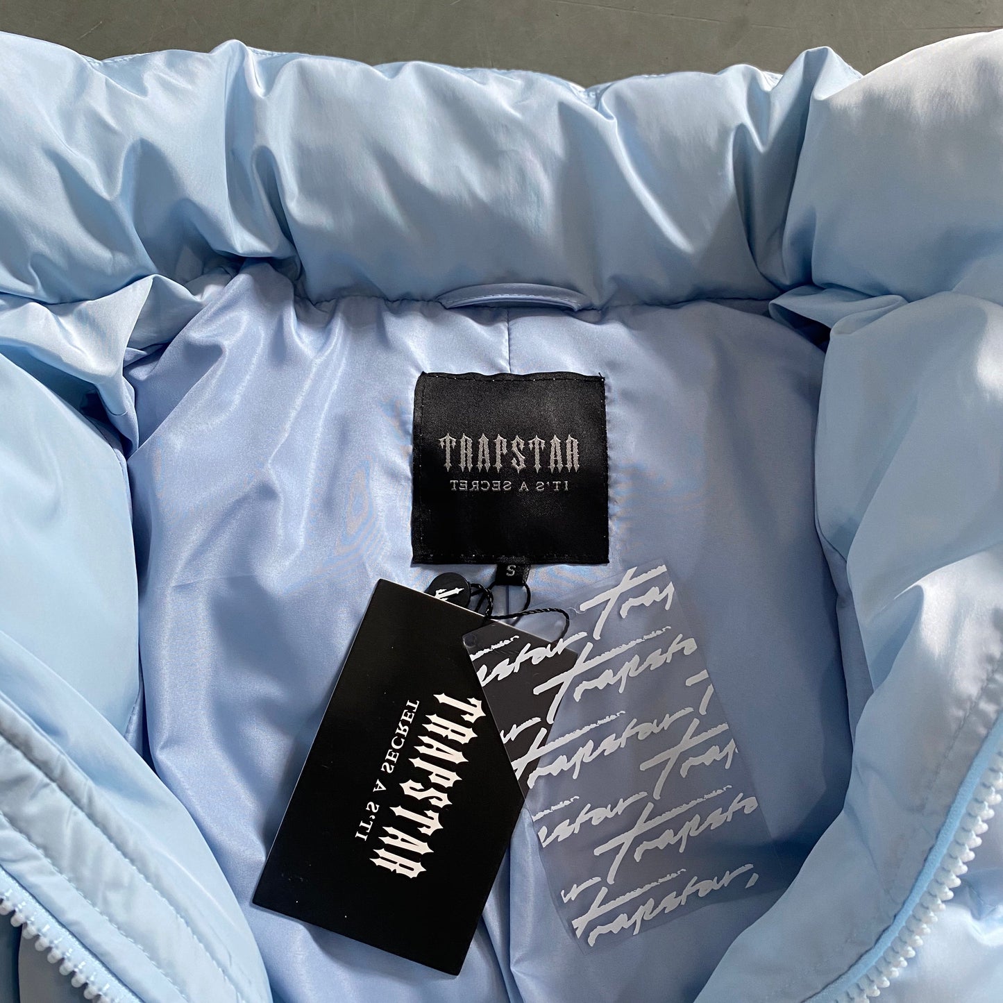 HYPERDRIVE PUFFER JACKET-ice blue