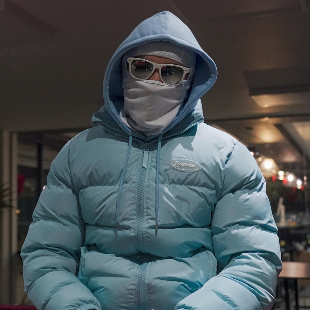 HYPERDRIVE PUFFER JACKET-ice blue