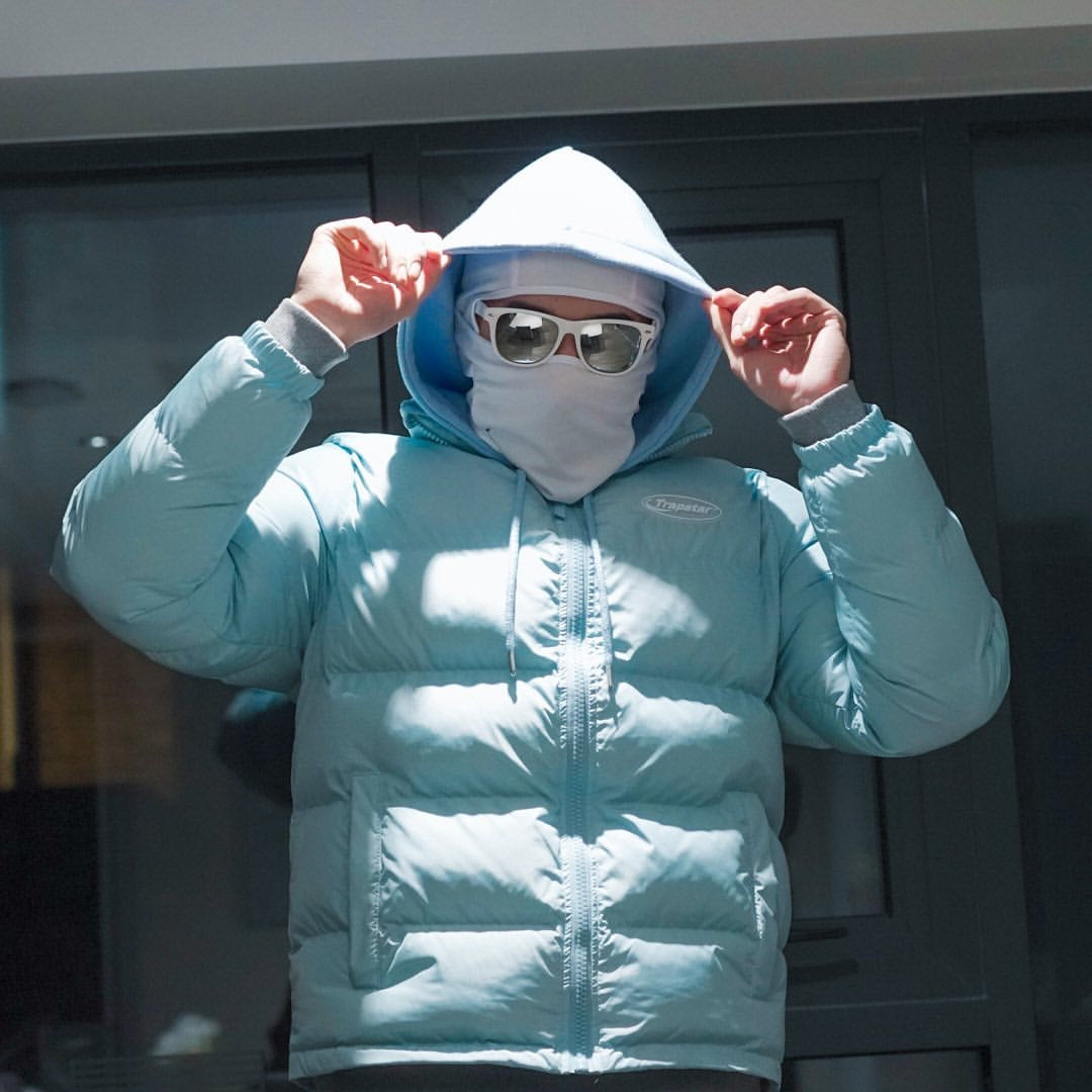HYPERDRIVE PUFFER JACKET-ice blue