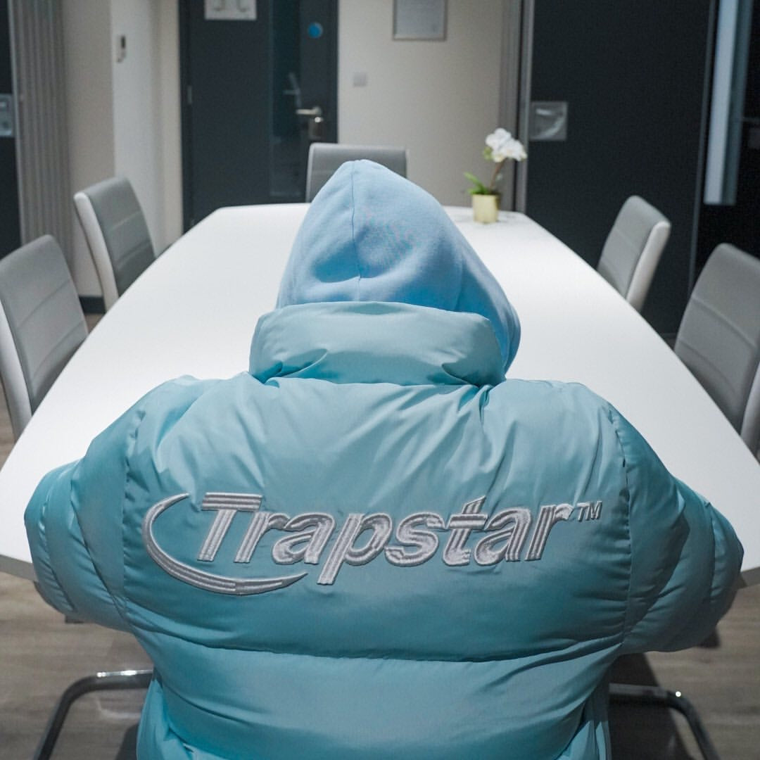 HYPERDRIVE PUFFER JACKET-ice blue