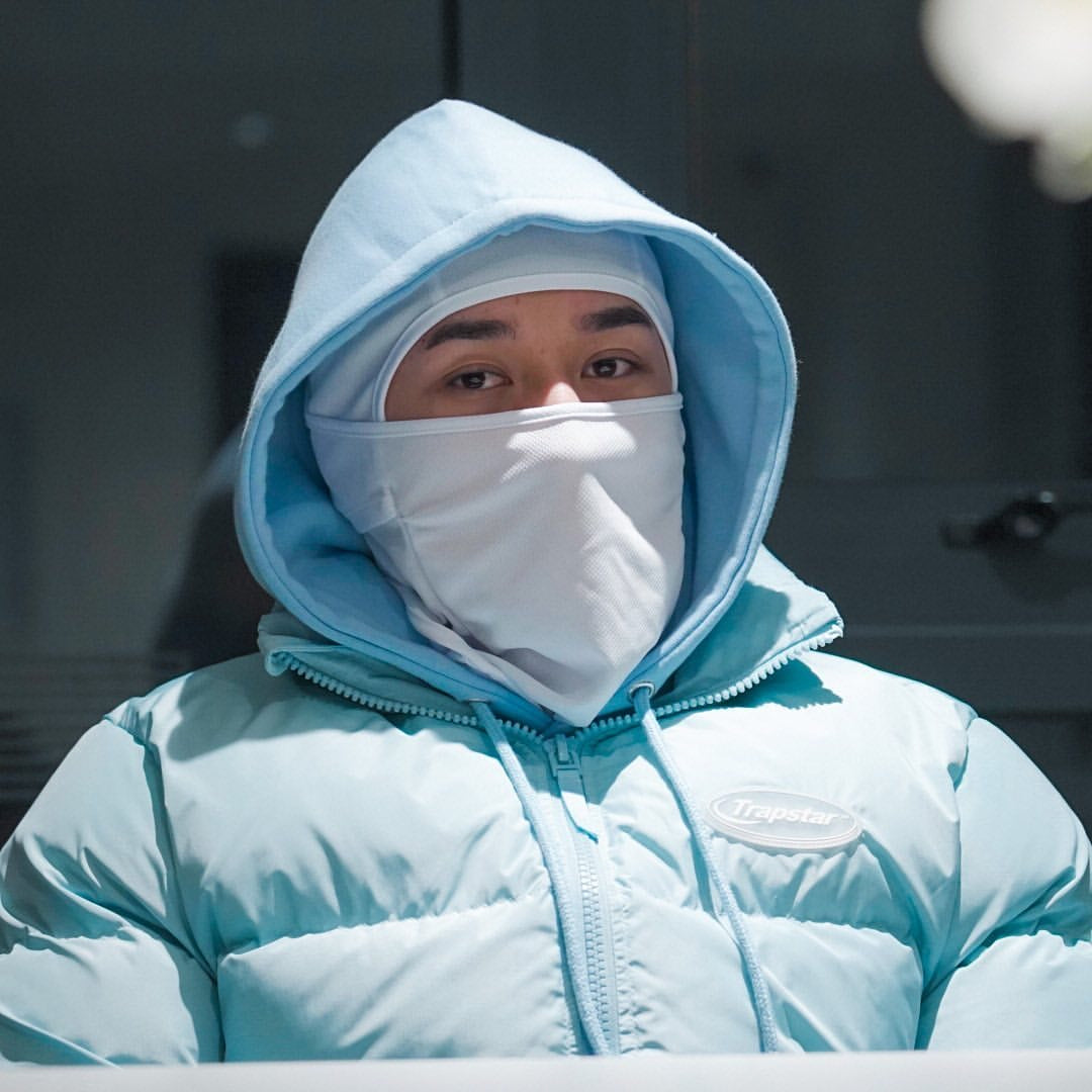 HYPERDRIVE PUFFER JACKET-ice blue