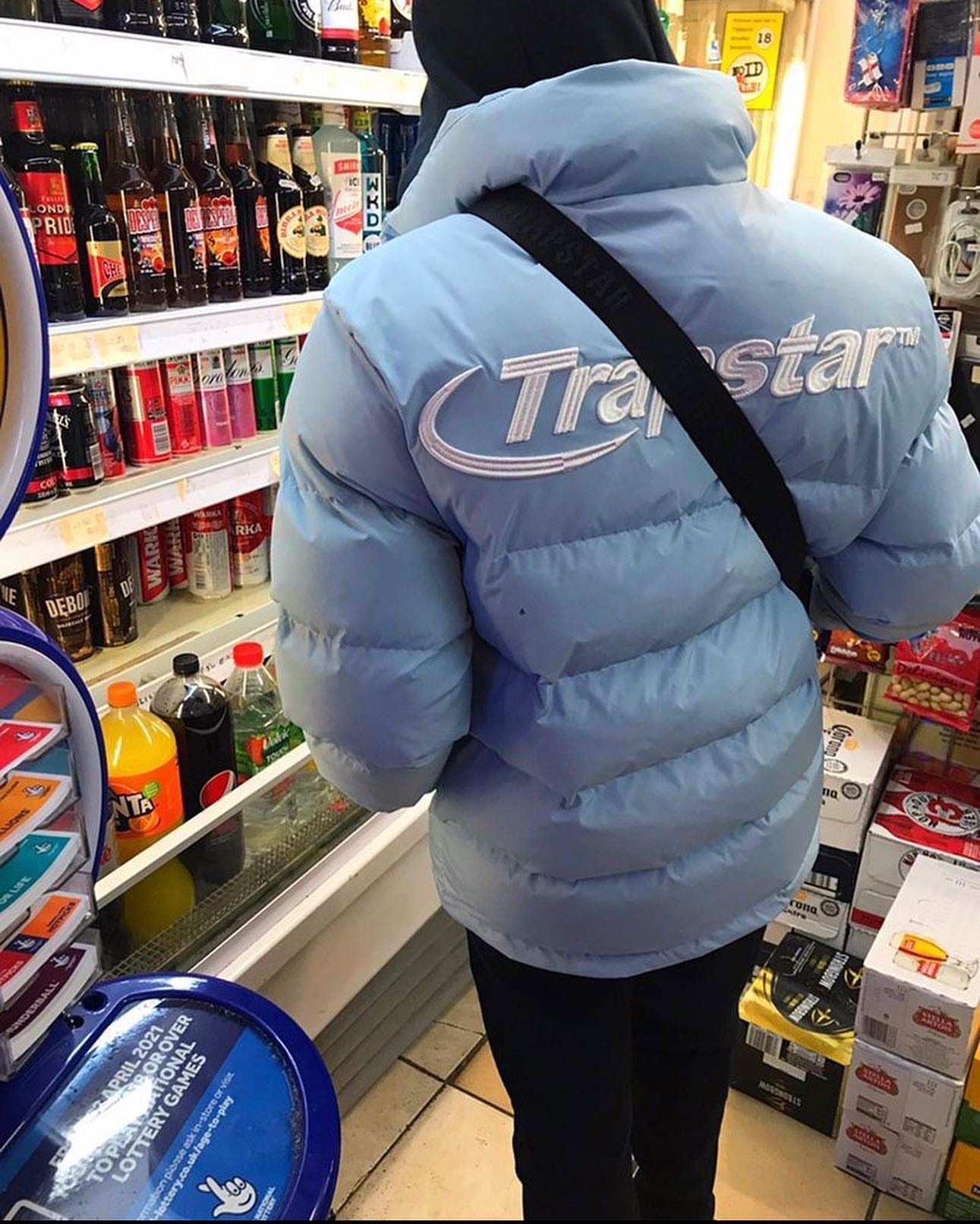 HYPERDRIVE PUFFER JACKET-ice blue