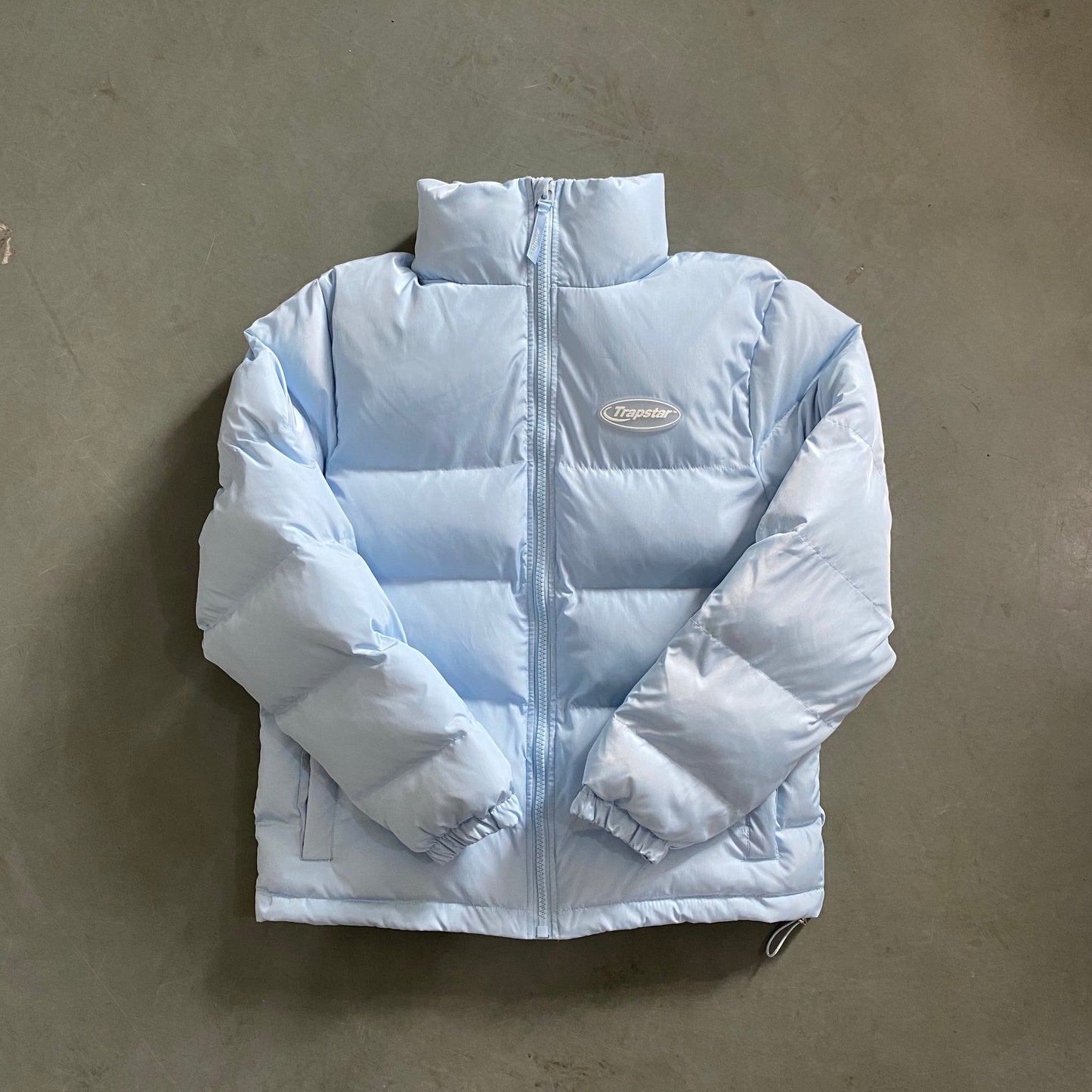 HYPERDRIVE PUFFER JACKET-ice blue