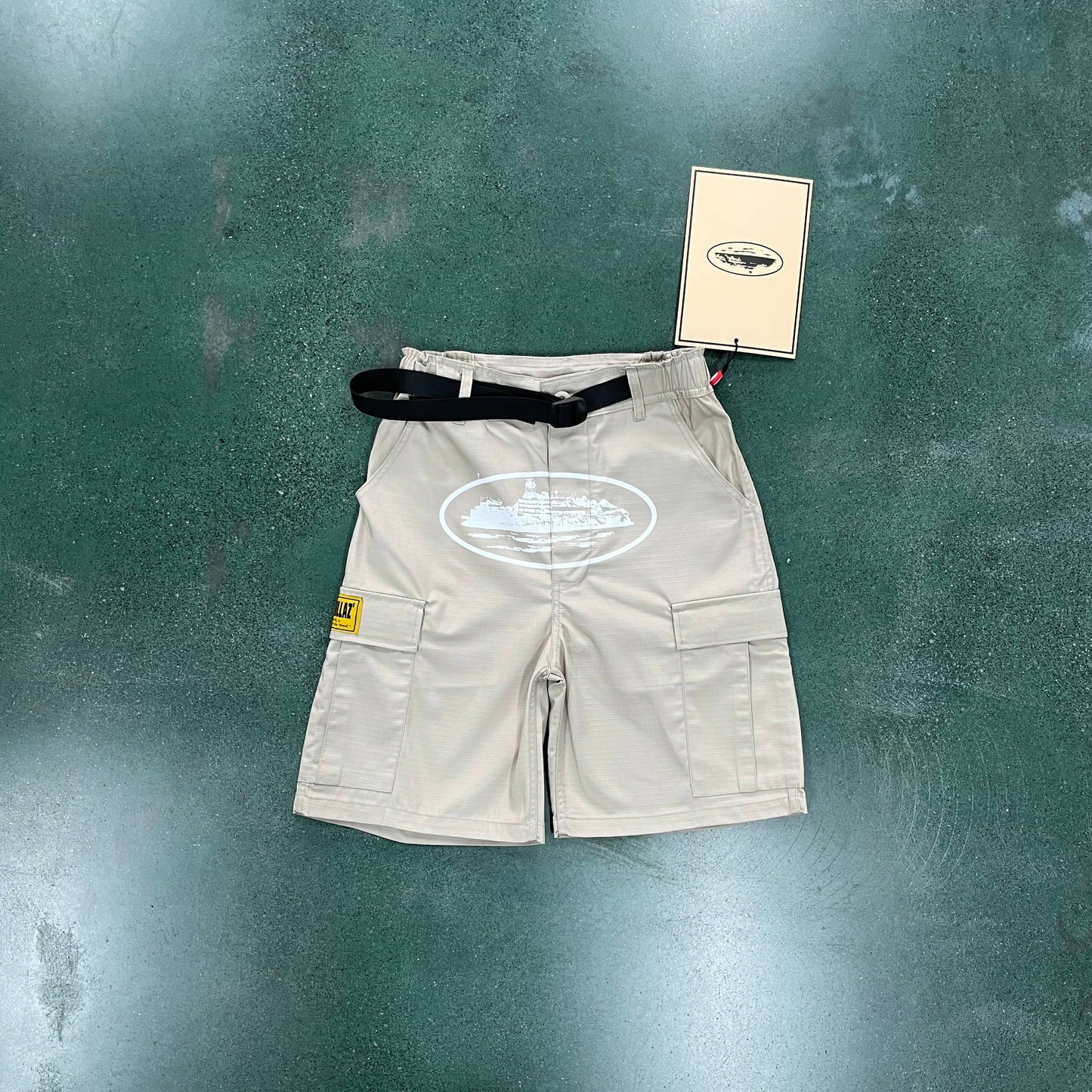 Khaki Cargo Shorts