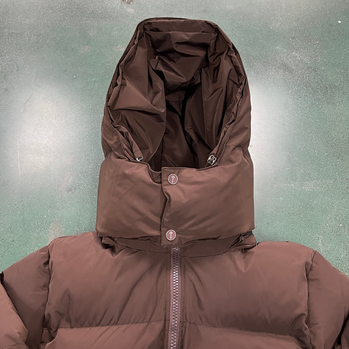 PUFFER JACKET-Brown